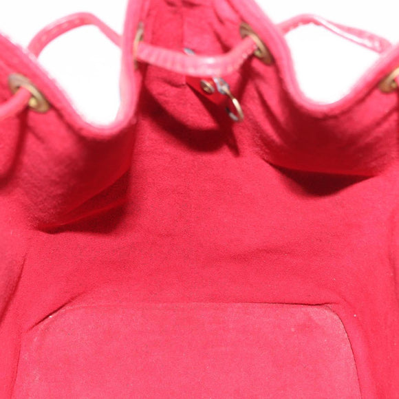 LOUIS VUITTON Epi Petit Noe Shoulder Bag Red M44107 LV Auth 189153