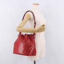LOUIS VUITTON Epi Petit Noe Shoulder Bag Red M44107 LV Auth 189153-20