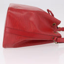LOUIS VUITTON Epi Petit Noe Shoulder Bag Red M44107 LV Auth 189153-3