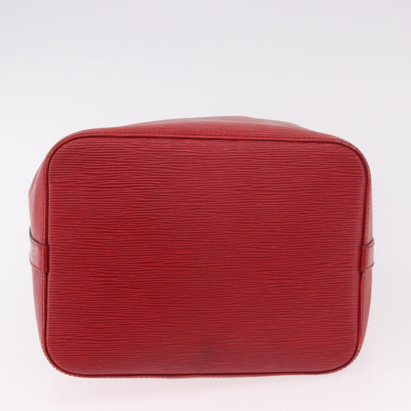 LOUIS VUITTON Epi Petit Noe Shoulder Bag Red M44107 LV Auth 189153