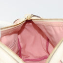 GUCCI GG Canvas Abbey Boston Bag Pink Gold Auth 189155-21