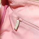 GUCCI GG Canvas Abbey Boston Bag Pink Gold Auth 189155-23