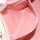 GUCCI GG Canvas Abbey Boston Bag Pink Gold Auth 189155-24