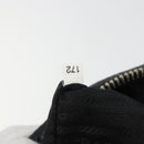 PRADA Boston Bag Leather Black Silver Auth 189156SAV-10