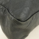 BALENCIAGA The Town Hand Bag Leather 2way Gray 240579 Auth 189158SAM-18