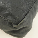 BALENCIAGA The Town Hand Bag Leather 2way Gray 240579 Auth 189158SAM-19