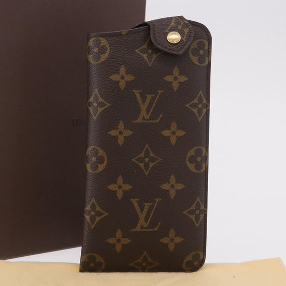 LOUIS VUITTON Monogram Etui Lunette PM Glasses Case M66545 LV Auth 189159A