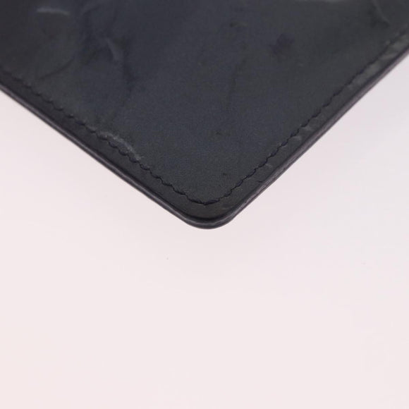 LOUIS VUITTON Vernis Pochette cree Coin Purse Indigo M91347 LV Auth 189160A