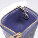 LOUIS VUITTON Vernis Pochette cree Coin Purse Indigo M91347 LV Auth 189160A-18