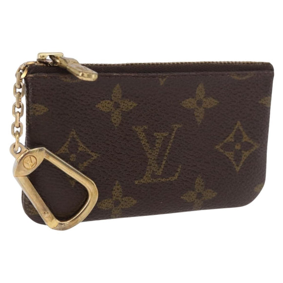 LOUIS VUITTON Monogram Pochette Cles Coin Purse M62650 LV Auth 189161
