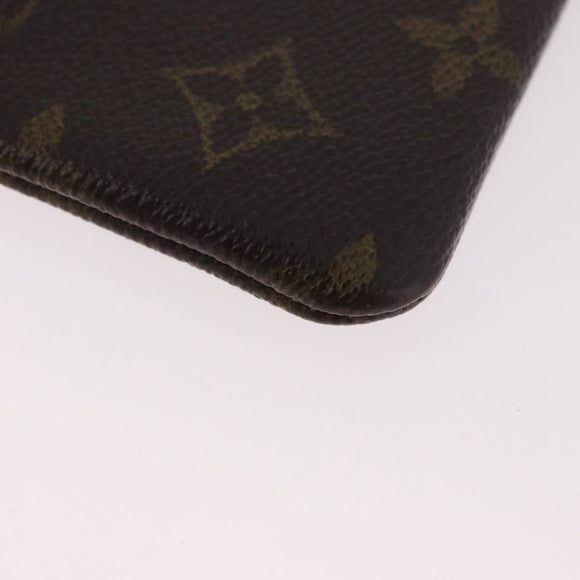 LOUIS VUITTON Monogram Pochette Cles Coin Purse M62650 LV Auth 189161