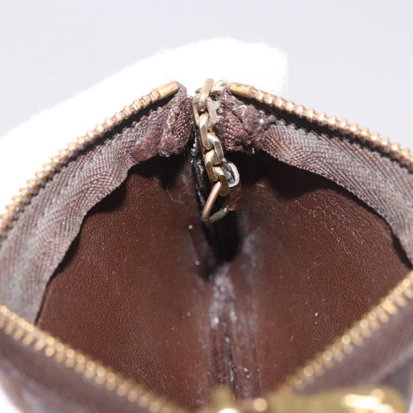 LOUIS VUITTON Monogram Pochette Cles Coin Purse M62650 LV Auth 189161