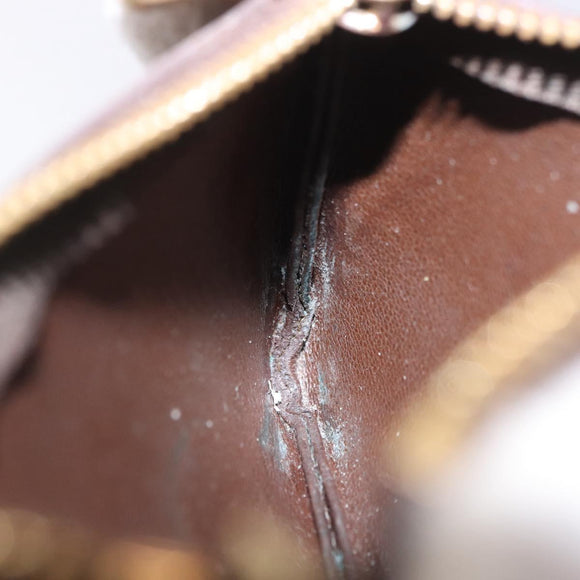 LOUIS VUITTON Monogram Pochette Cles Coin Purse M62650 LV Auth 189161