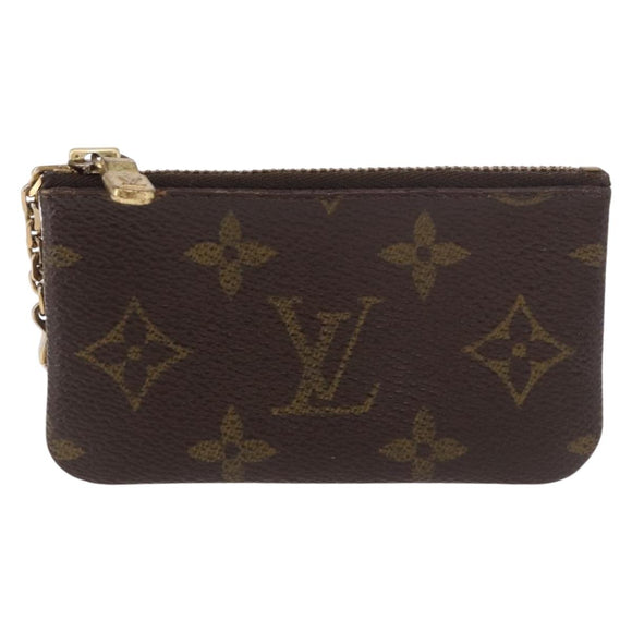 LOUIS VUITTON Monogram Pochette Cles Coin Purse M62650 LV Auth 189161