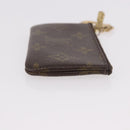 LOUIS VUITTON Monogram Pochette Cles Coin Purse M62650 LV Auth 189161-3
