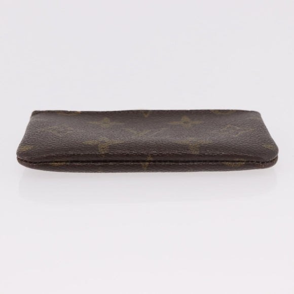 LOUIS VUITTON Monogram Pochette Cles Coin Purse M62650 LV Auth 189161