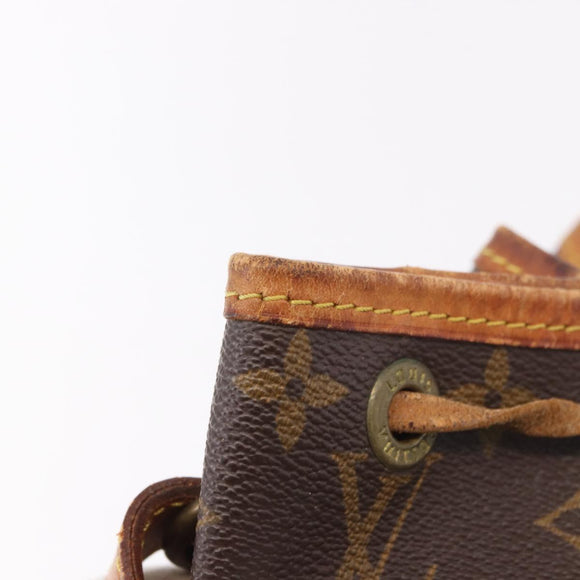LOUIS VUITTON Monogram Petit Noe Shoulder Bag M42226 LV Auth 189162