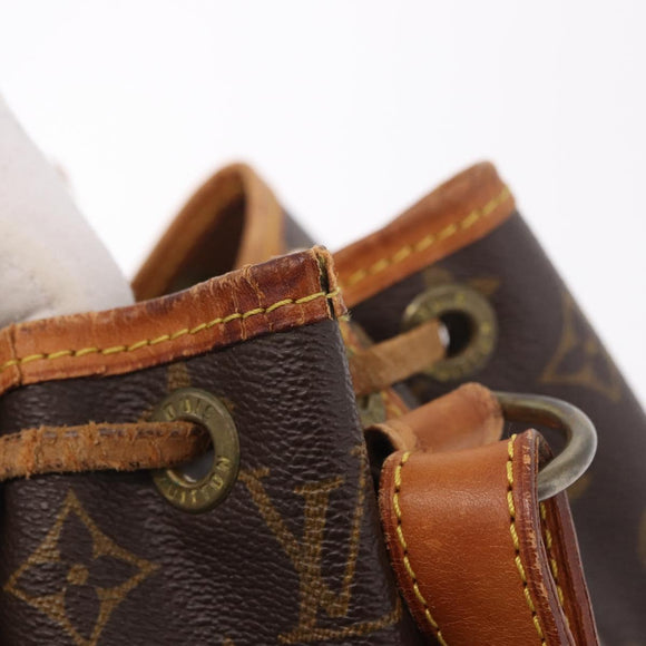 LOUIS VUITTON Monogram Petit Noe Shoulder Bag M42226 LV Auth 189162