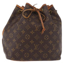 LOUIS VUITTON Monogram Petit Noe Shoulder Bag M42226 LV Auth 189162-13