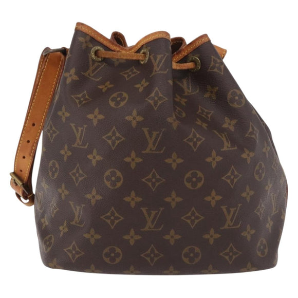 LOUIS VUITTON Monogram Petit Noe Shoulder Bag M42226 LV Auth 189162