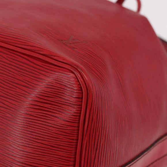 LOUIS VUITTON Epi Petit Noe Shoulder Bag Red M44107 LV Auth 189163