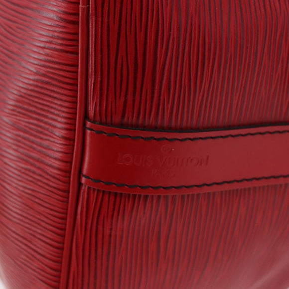 LOUIS VUITTON Epi Petit Noe Shoulder Bag Red M44107 LV Auth 189163
