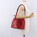 LOUIS VUITTON Epi Petit Noe Shoulder Bag Red M44107 LV Auth 189163-22