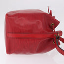 LOUIS VUITTON Epi Petit Noe Shoulder Bag Red M44107 LV Auth 189163-3