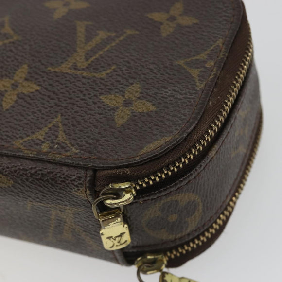 LOUIS VUITTON Monogram Trousse Brush PM Cosmetic Pouch M47510 LV Auth 189164