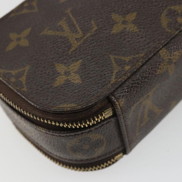 LOUIS VUITTON Monogram Trousse Brush PM Cosmetic Pouch M47510 LV Auth 189164