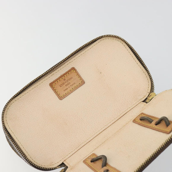 LOUIS VUITTON Monogram Trousse Brush PM Cosmetic Pouch M47510 LV Auth 189164