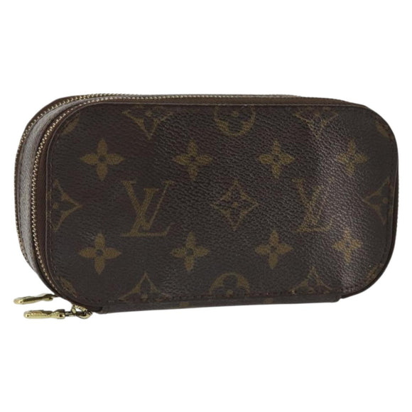 LOUIS VUITTON Monogram Trousse Brush PM Cosmetic Pouch M47510 LV Auth 189164
