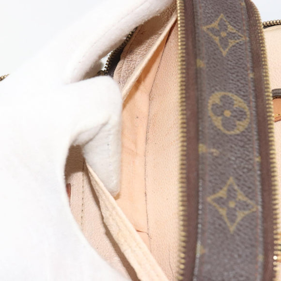 LOUIS VUITTON Monogram Trousse Brush PM Cosmetic Pouch M47510 LV Auth 189164