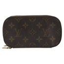 LOUIS VUITTON Monogram Trousse Brush PM Cosmetic Pouch M47510 LV Auth 189164-13