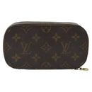 LOUIS VUITTON Monogram Trousse Brush PM Cosmetic Pouch M47510 LV Auth 189164-2