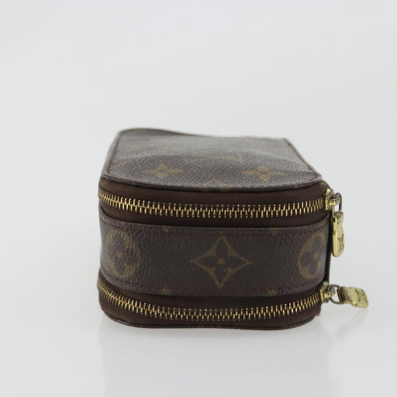 LOUIS VUITTON Monogram Trousse Brush PM Cosmetic Pouch M47510 LV Auth 189164