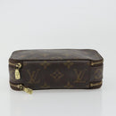 LOUIS VUITTON Monogram Trousse Brush PM Cosmetic Pouch M47510 LV Auth 189164-6