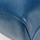 LOUIS VUITTON Epi Keepall 50 Boston Bag Blue M42965 LV Auth 189165V-9