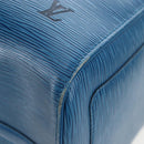 LOUIS VUITTON Epi Keepall 50 Boston Bag Blue M42965 LV Auth 189165V-14