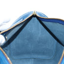 LOUIS VUITTON Epi Keepall 50 Boston Bag Blue M42965 LV Auth 189165V-18