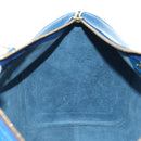 LOUIS VUITTON Epi Keepall 50 Boston Bag Blue M42965 LV Auth 189165V-19