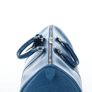 LOUIS VUITTON Epi Keepall 50 Boston Bag Blue M42965 LV Auth 189165V-6