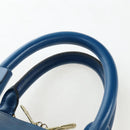 LOUIS VUITTON Epi Keepall 50 Boston Bag Blue M42965 LV Auth 189165V-8