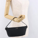 GUCCI GG Canvas Accessory Pouch Black Silver Auth 189166V-22