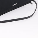 GUCCI GG Canvas Accessory Pouch Black Silver Auth 189166V-7