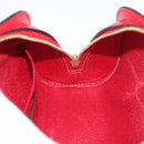 LOUIS VUITTON Epi Dauphine PM Pouch Red M48447 LV Auth 189167-17