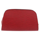 LOUIS VUITTON Epi Dauphine PM Pouch Red M48447 LV Auth 189167-2