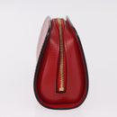 LOUIS VUITTON Epi Dauphine PM Pouch Red M48447 LV Auth 189167-3