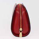 LOUIS VUITTON Epi Dauphine PM Pouch Red M48447 LV Auth 189167-4