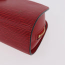 LOUIS VUITTON Epi Dauphine PM Pouch Red M48447 LV Auth 189167-14
